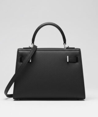 Black Leather Handbag