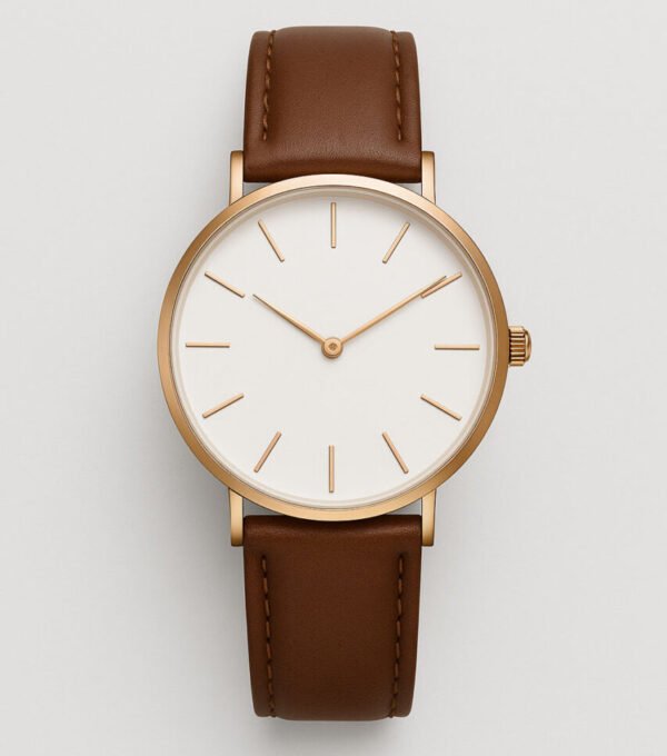 Leather Strap Watch