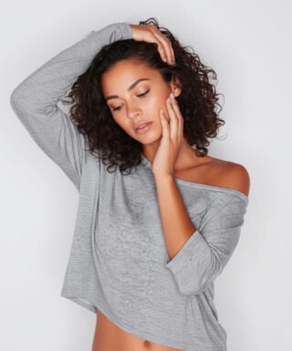 Wide Loose Neck Top